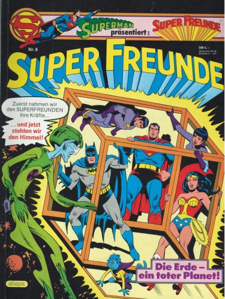 Superman präsentiert: Superfreunde 8 (Z1), Ehapa
