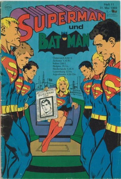 Superman 1969/ 11 (Z2), Ehapa