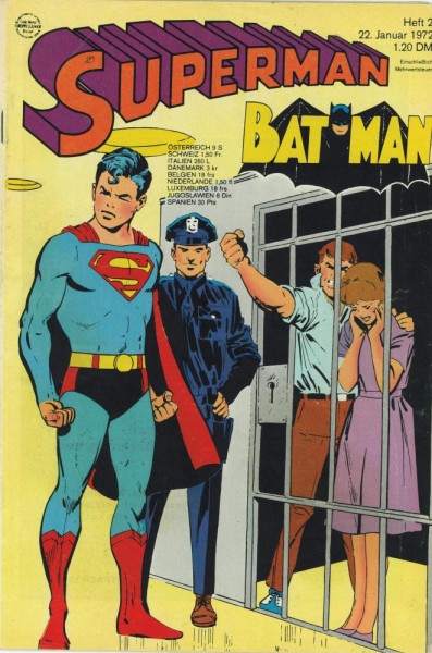 Superman 1972/ 2 (Z2, Sz, Sm), Ehapa