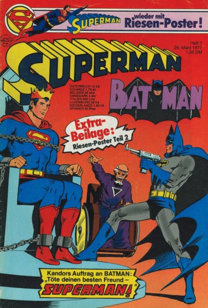 Superman 1977/ 7 (Z1-, Sm), Ehapa
