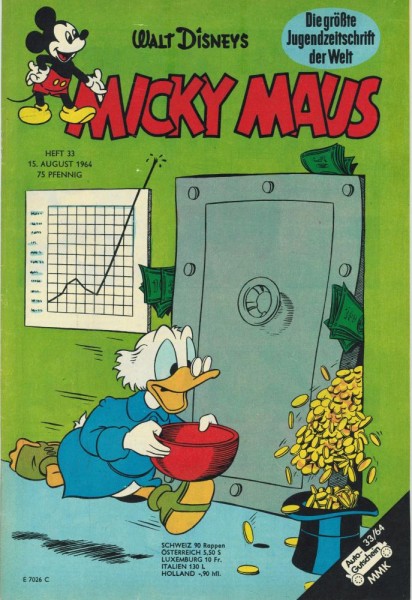 Micky Maus 1964/ 33 (Z1-), Ehapa