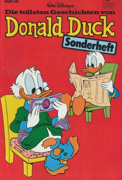 Die tollsten Geschichten von Donald Duck Sonderheft 58 (Z1), Ehapa
