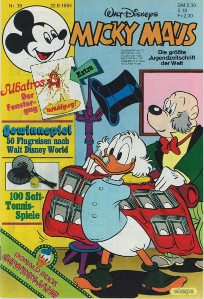 Micky Maus 1984/ 39 (Z1-), Ehapa
