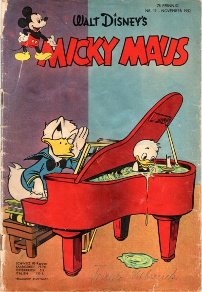 Micky Maus 1952/ 11 (Z3, Sz), Ehapa