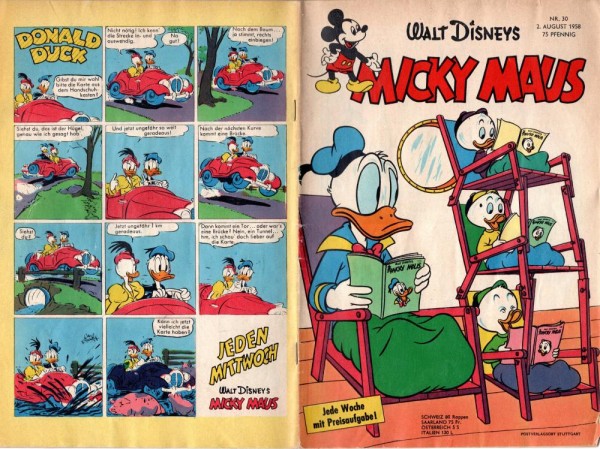 Micky Maus 1958/ 30 (Z1-2), Ehapa