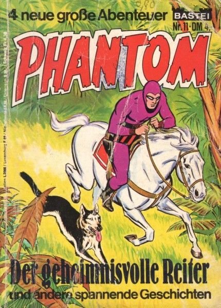 Phantom Taschenbuch 11 (Z2-, Sz), Bastei