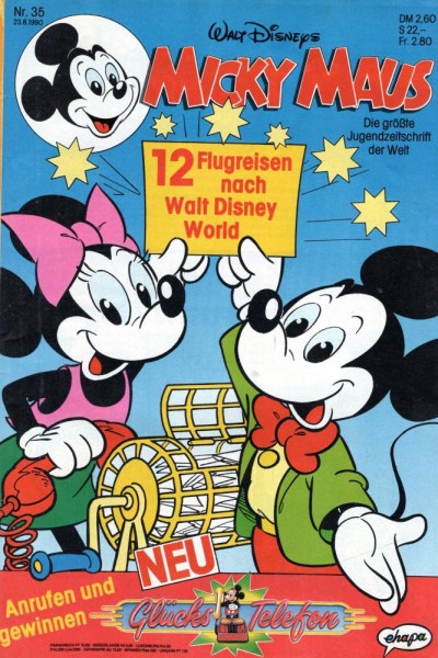 Micky Maus 1990/ 35 (Z0-1), Ehapa