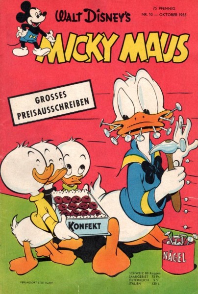Micky Maus 1955/ 10 (Z1-2), Ehapa