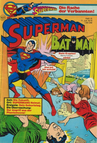 Superman 1979/ 15 (Z1), Ehapa
