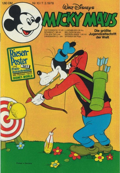 Micky Maus 1978/ 10 (Z0-1/1), Ehapa