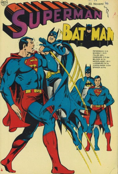 Superman 1974/ 24 (Z2, Sm, Sz), Ehapa