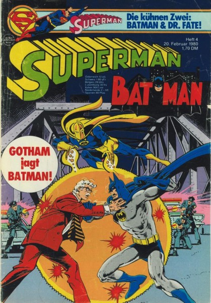 Superman 1980/ 4 (Z2), Ehapa