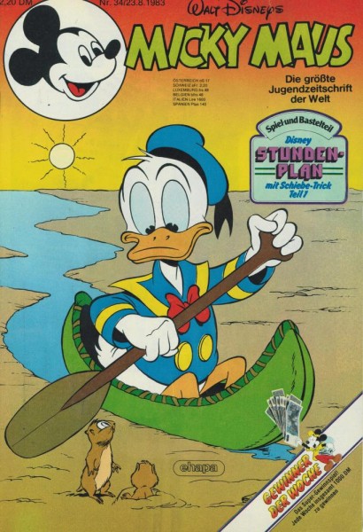 Micky Maus 1983/ 34 (Z1-2), Ehapa