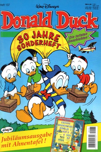Die tollsten Geschichten von Donald Duck Sonderheft 137 (Z0-1), Ehapa