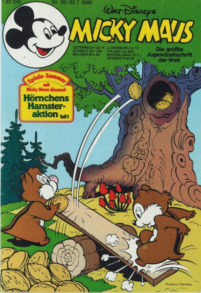 Micky Maus 1980/ 30 (Z0-1), Ehapa