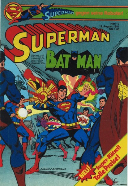 Superman 1981/ 17 (Z1), Ehapa
