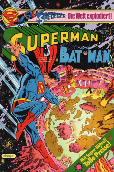 Superman 1983/ 9 (Z1), Ehapa