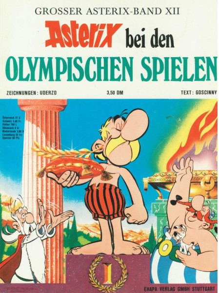 Asterix 12 (Z1-, 1. Auflage), Ehapa