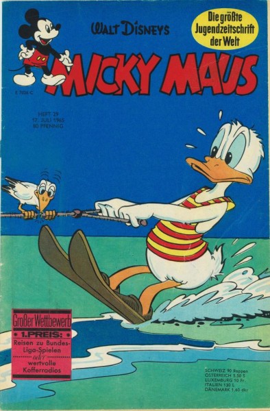 Micky Maus 1965/ 29 (Z1-2/2, Sm), Ehapa