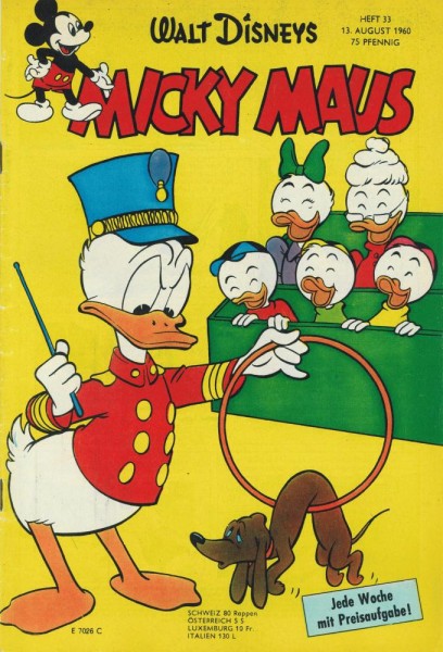Micky Maus 1960/ 33 (Z1-), Ehapa