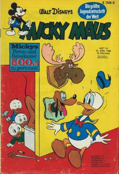 Micky Maus 1968/ 16 (Z2), Ehapa