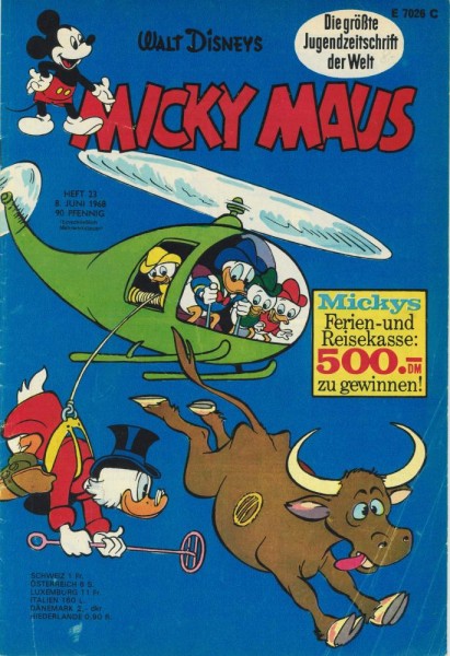 Micky Maus 1968/ 23 (Z1-2), Ehapa