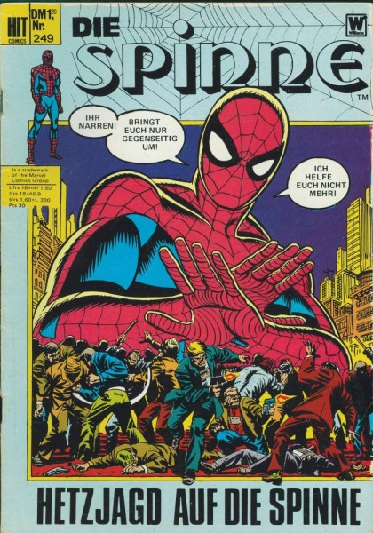 Hit Comics 249 - Die Spinne (Z1-2), bsv