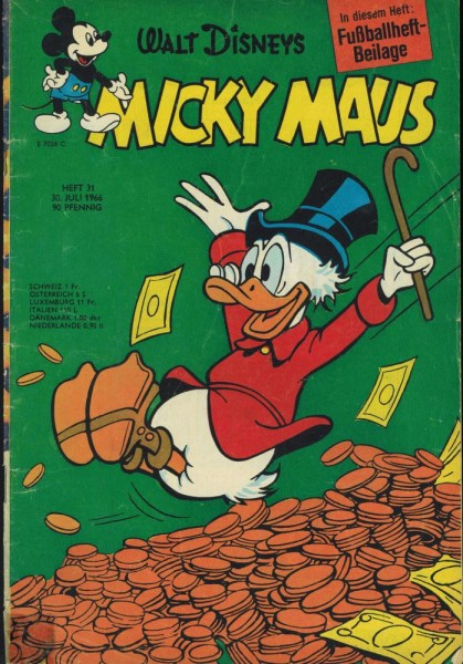 Micky Maus 1966/ 31 (Z2), Ehapa