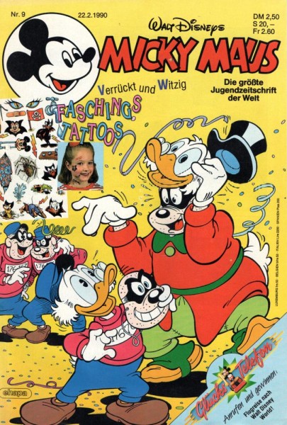 Micky Maus 1990/ 9 (Z0-1), Ehapa
