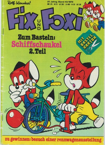 Fix und Foxi 27. Jg. 43 (Z2-), Pabel