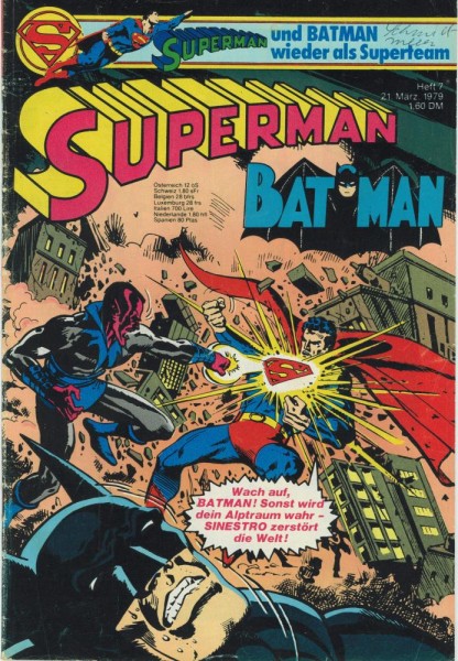 Superman 1979/ 7 (Z2, Sm, Sz), Ehapa