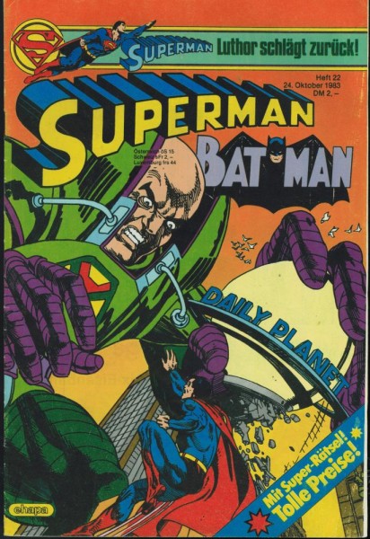 Superman 1983/ 22 (Z1-2), Ehapa