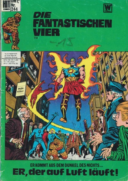 Hit Comics 244 - Die Fantastischen Vier (Z1-2, SZ), bsv