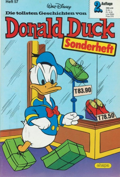 Die tollsten Geschichten von Donald Duck Sonderheft 57 (Z1, 2. Auflage), Ehapa