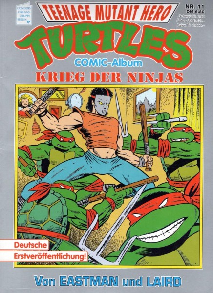 Teenage Mutant Hero Turtles Comic-Album 11 (Z1), Condor