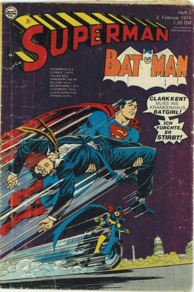 Superman 1974/ 3 (Z3, Sz, Sm), Ehapa