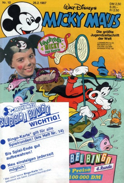 Micky Maus 1987/ 10 (Z1-2/2), Ehapa
