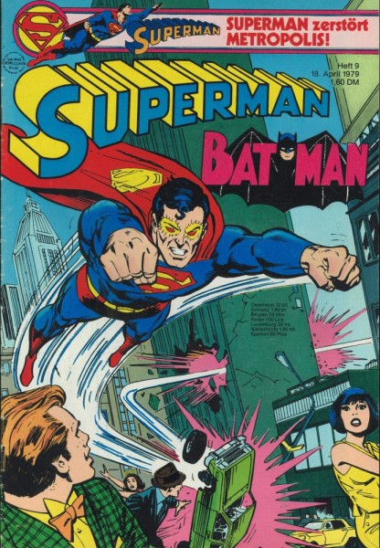 Superman 1979/ 9 (Z1, Sm), Ehapa