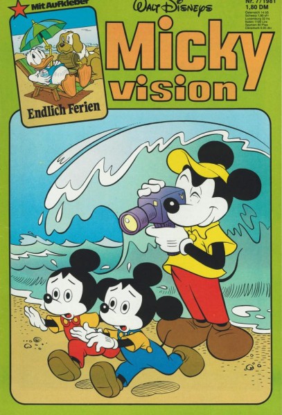 Mickyvision 2. Serie 1981 / 7 (Z1), Ehapa