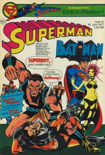 Superman 1977/ 13 (Z1, Sm), Ehapa