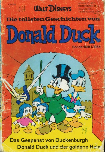 Die tollsten Geschichten von Donald Duck Sonderheft 1 (Z3-4/4, Sz, St), Ehapa