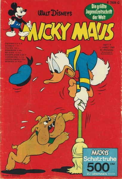 Micky Maus 1969/ 9 (Z1-2), Ehapa