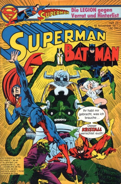 Superman 1977/ 24 (Z1), Ehapa