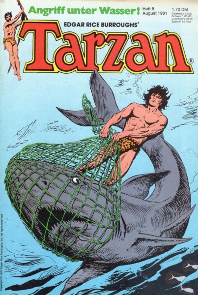Tarzan, Der Neue 1981/ 8 (Z0), Ehapa