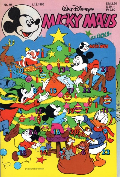 Micky Maus 1988/ 49 (Z0), Ehapa