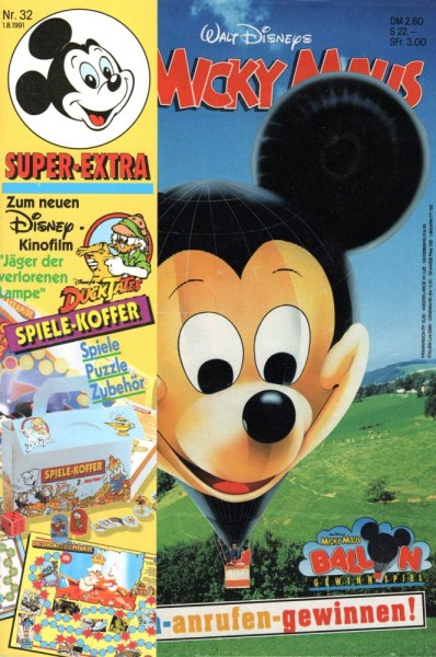 Micky Maus 1991/ 32 (Z0-1), Ehapa