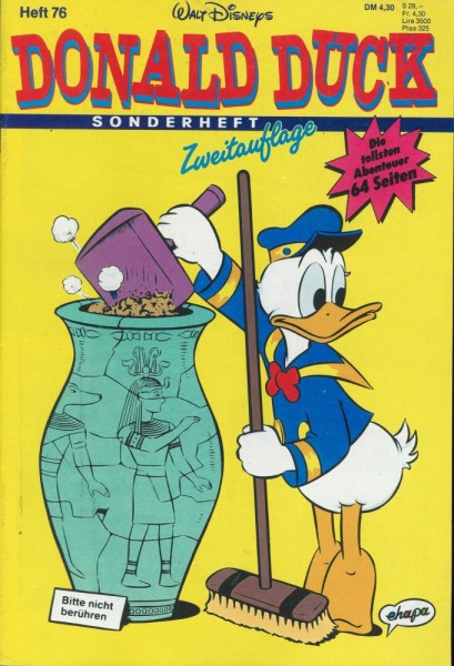 Die tollsten Geschichten von Donald Duck Sonderheft 76 (Z1, 2. Auflage), Ehapa