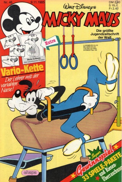 Micky Maus 1985/ 46 (Z0-1), Ehapa