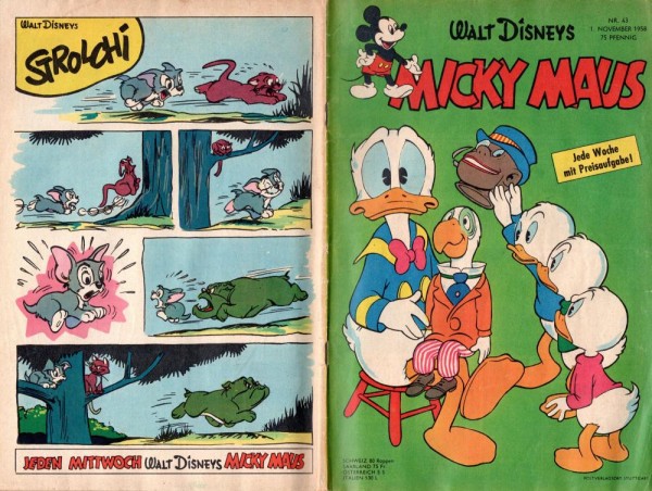 Micky Maus 1958/ 43 (Z1-2), Ehapa