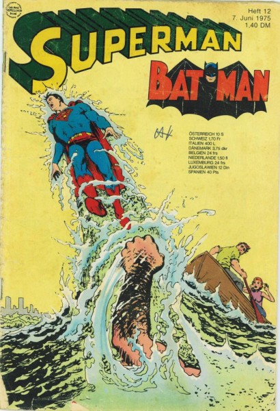 Superman 1975/ 12 (Z2,Sz), Ehapa
